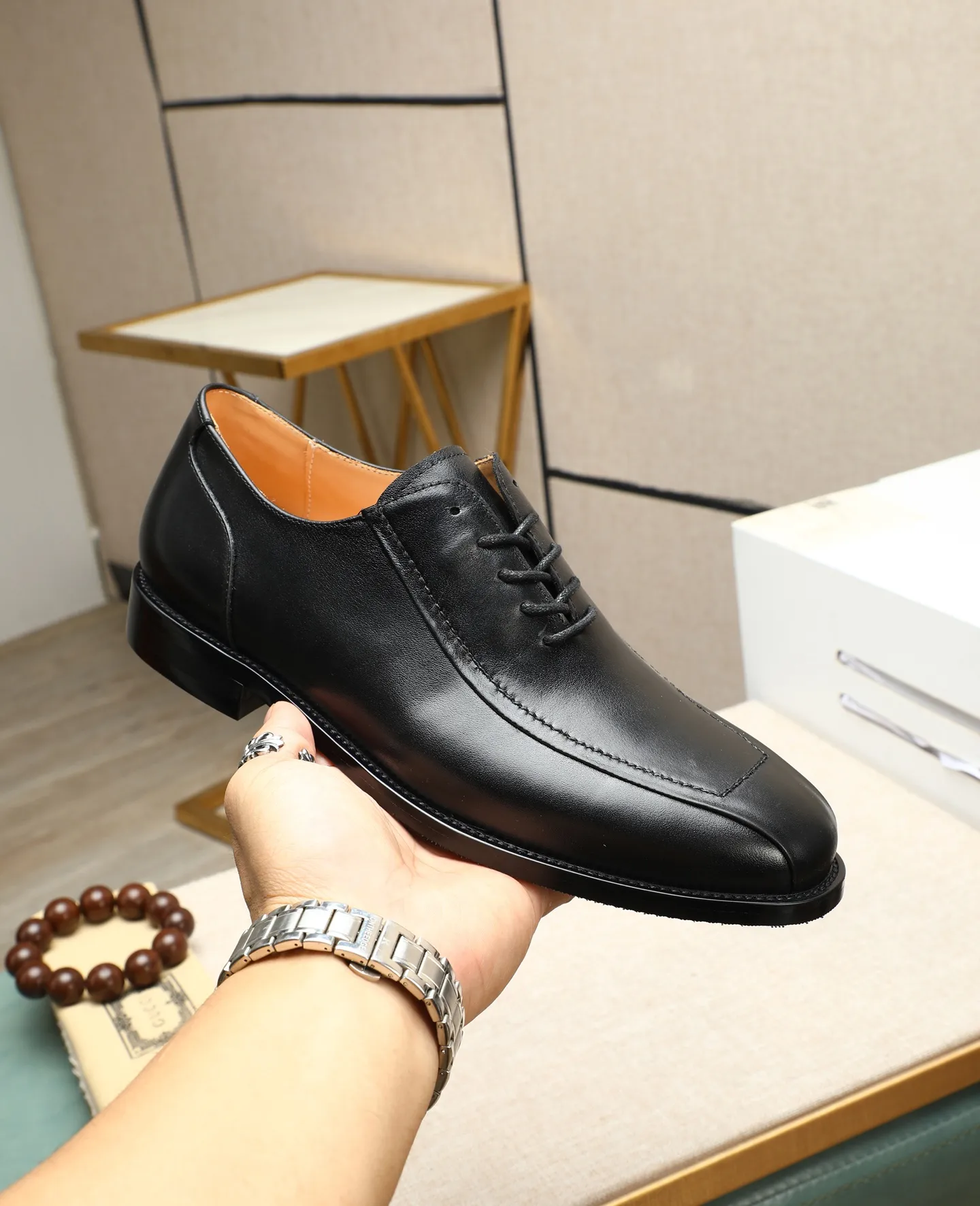 Men's men's shoes💰520📛📛Original (water-dyed cow lining) Gucci GUCCI official website formal shoes🌀 Italian🇮🇹imported cowhide➕top imported water-dyed cowhide lining💋Finely handmade original bottom, the real thing looks better when photographed in person Standard size 38-44